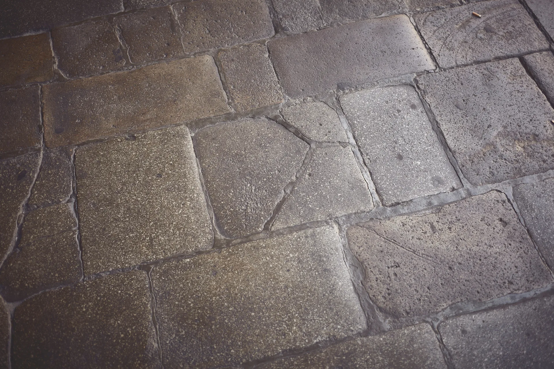 textured decorative concrete walkway at a Regina home