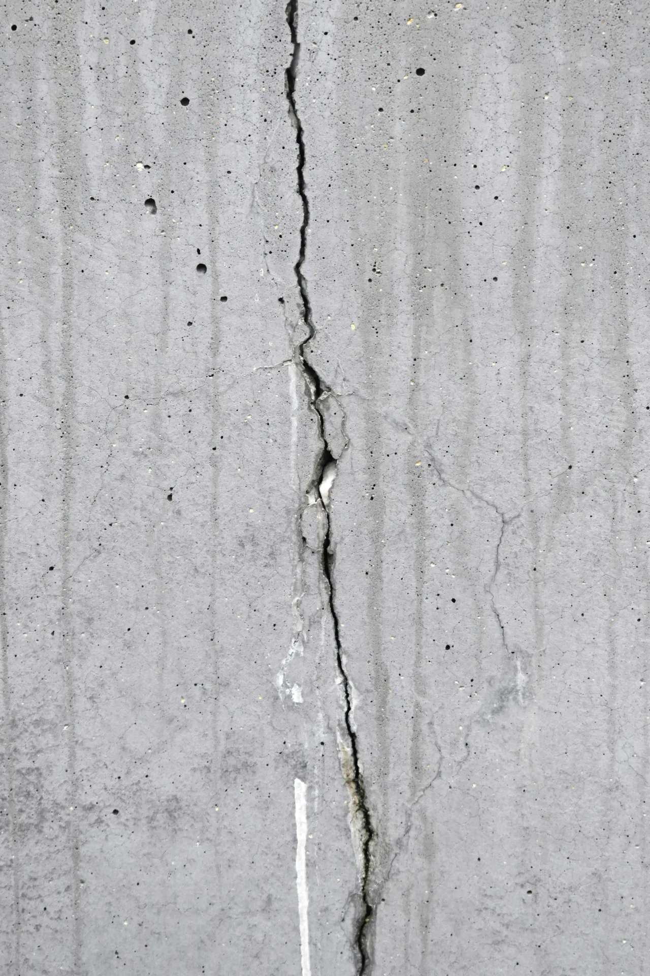 spalling and cracking on a Regina foundation wall ready for repair